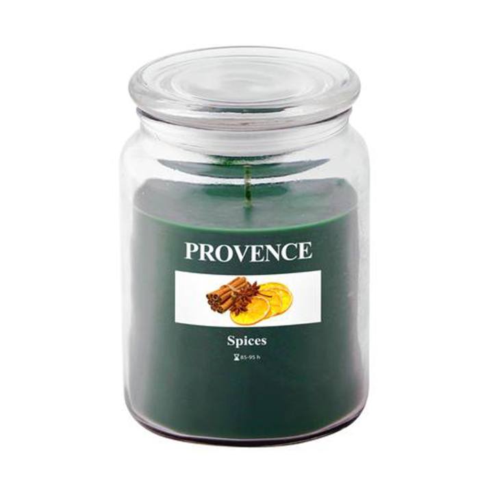 Sconto Vonná svíčka s víčkem ESME koření, 510 g