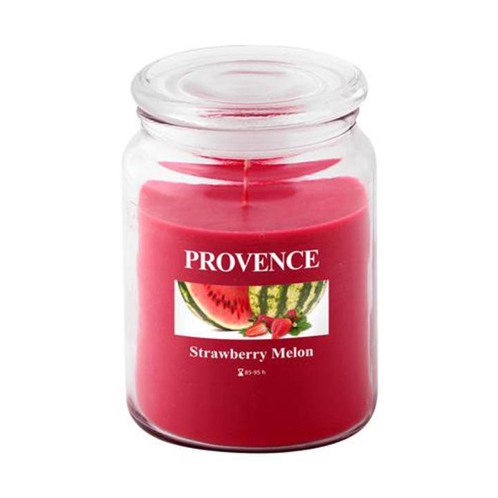 Sconto Vonná svíčka s víčkem ESME jahoda a meloun, 510 g