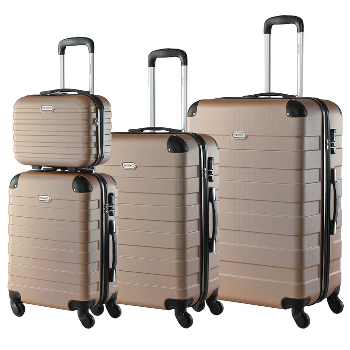 Sada cestovních kufrů ESSENTIAL šampaň, 4 ks 1