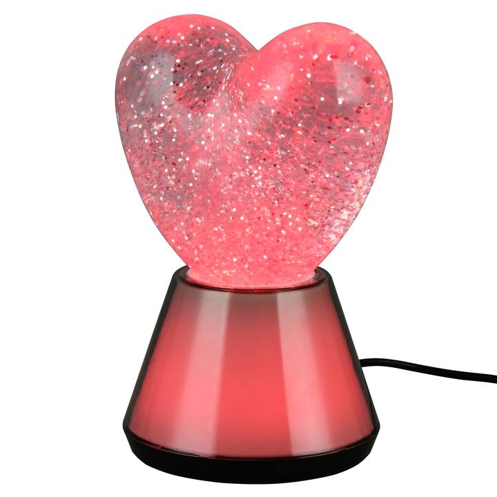 Stolní lampa ESTELLA 2 šedá/průhledná 1