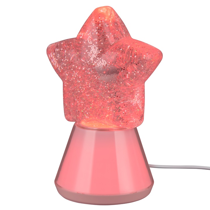 Stolní lampa ESTELLA bílá/průhledná 1