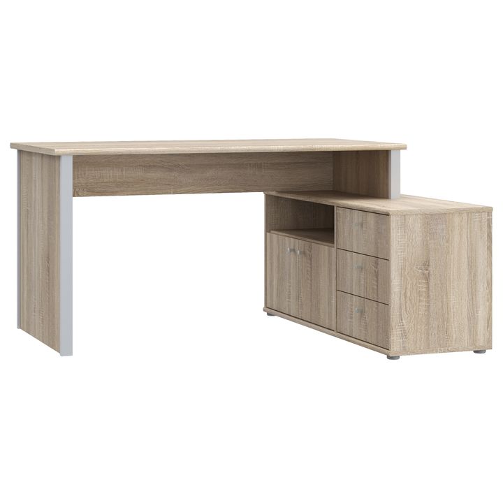 Sconto Psací stůl ESTERIA 3 dub sonoma
