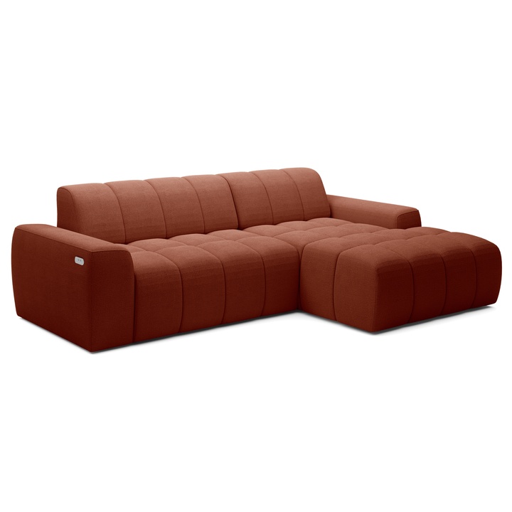Sconto Sedací souprava FABO S F pravá, oranžová