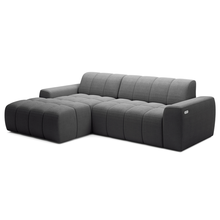 Sconto Sedací souprava FABO S F levá, grafitová