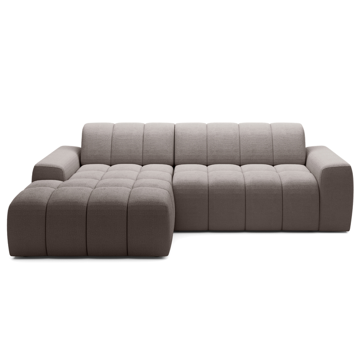 Sconto Sedací souprava FABO S levá, hnědá