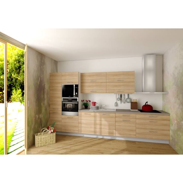 Sconto Kuchyňská sestava FACHMAN B3, 377 cm dub sonoma