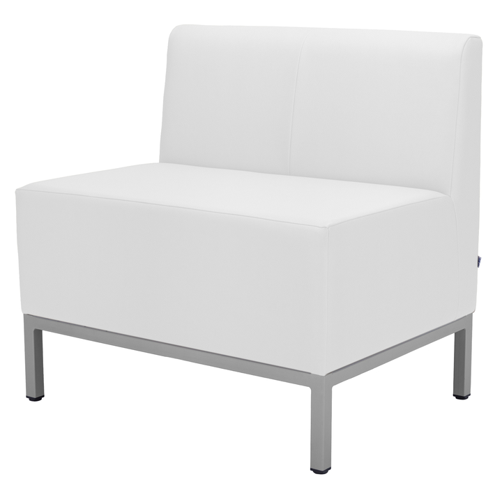 Sconto Čalouněná lavice FADDEN 1 bílá