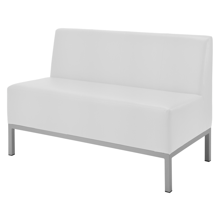 Sconto Čalouněná lavice FADDEN 2 bílá