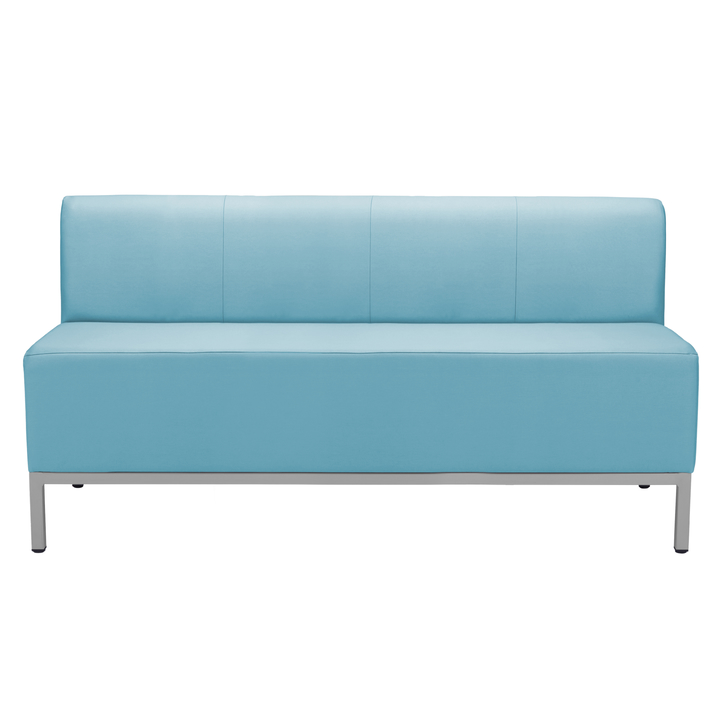 Sconto Čalouněná lavice FADDEN 3 světle modrá