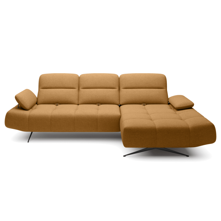 Sconto Sedací souprava FALLON S pravá, žlutá