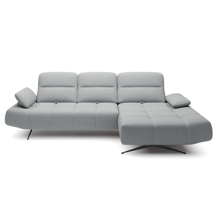 Sconto Sedací souprava FALLON S pravá, šedá