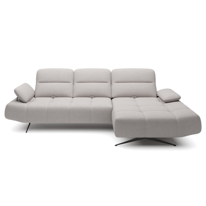 Sconto Sedací souprava FALLON S pravá, světle šedá