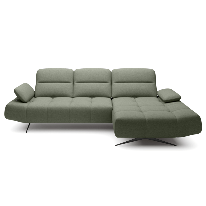 Sconto Sedací souprava FALLON S pravá, olivová