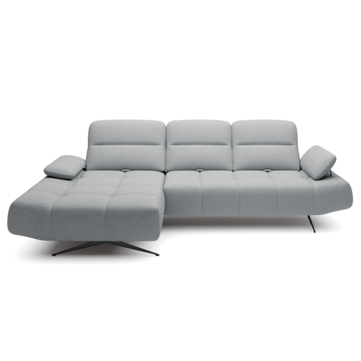 Sconto Sedací souprava FALLON S levá, šedá