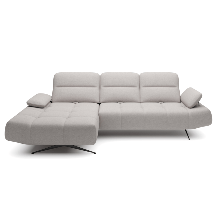 Sconto Sedací souprava FALLON S levá, světle šedá