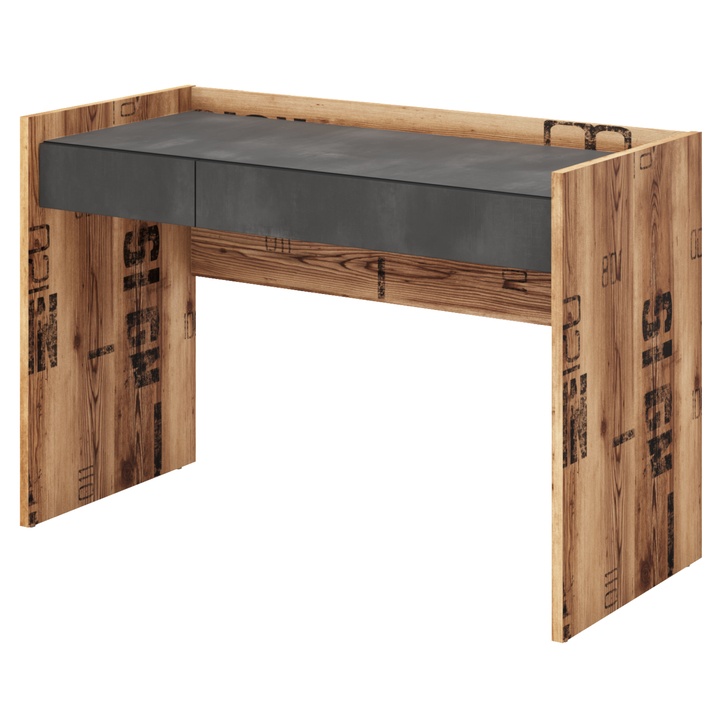 Sconto Psací stůl FARGO 07 smrk canyon/šedá