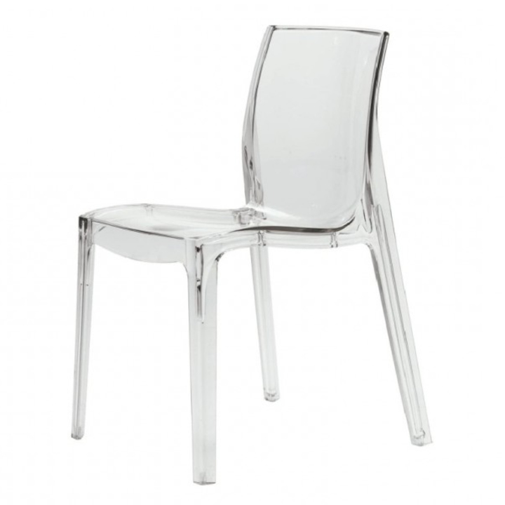 Sconto Jídelní židle FEMME FATALE transparentní