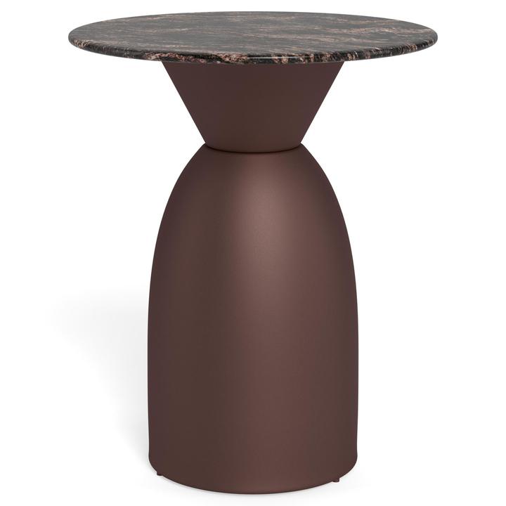 Sconto Konferenční stolek FERROL 1 hnědá/bronzová