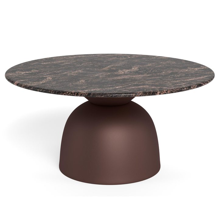 Sconto Konferenční stolek FERROL 2 hnědá/bronzová