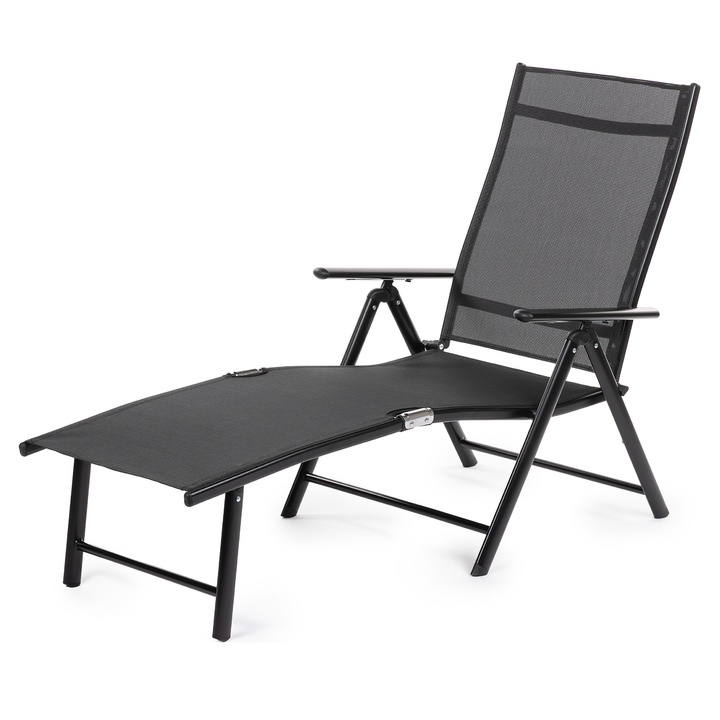 Sconto Zahradní lehátko FIELDMANN 2 černá