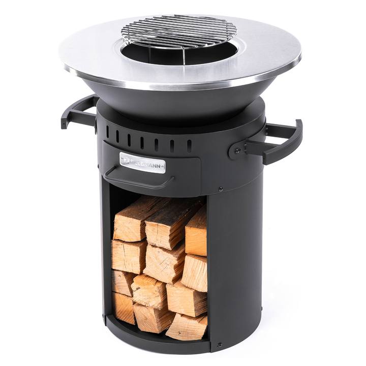 Sconto Grilovací ohniště FIELDMANN černá/stříbrná