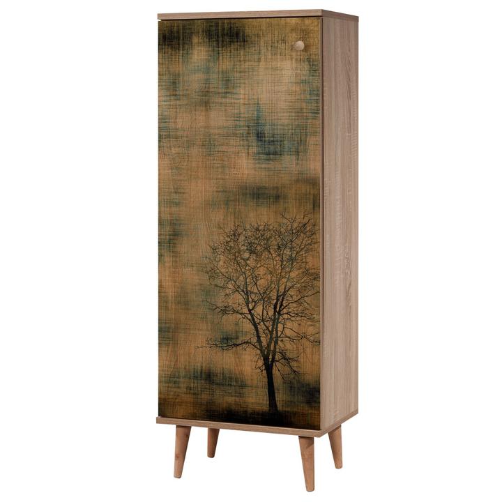 Botníková komoda FILINTA III dub sonoma/vícebarevná 1