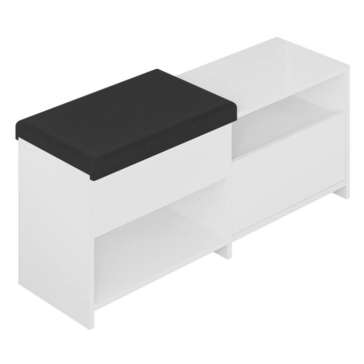 Botníková lavice FILUX bílá 1