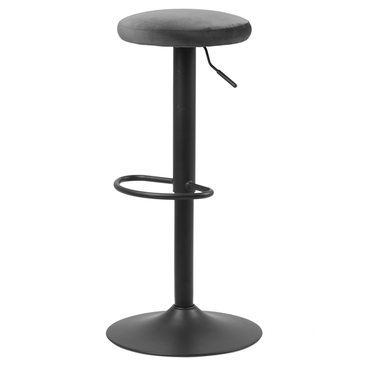 Sconto Barová židle FINCH tmavě šedá