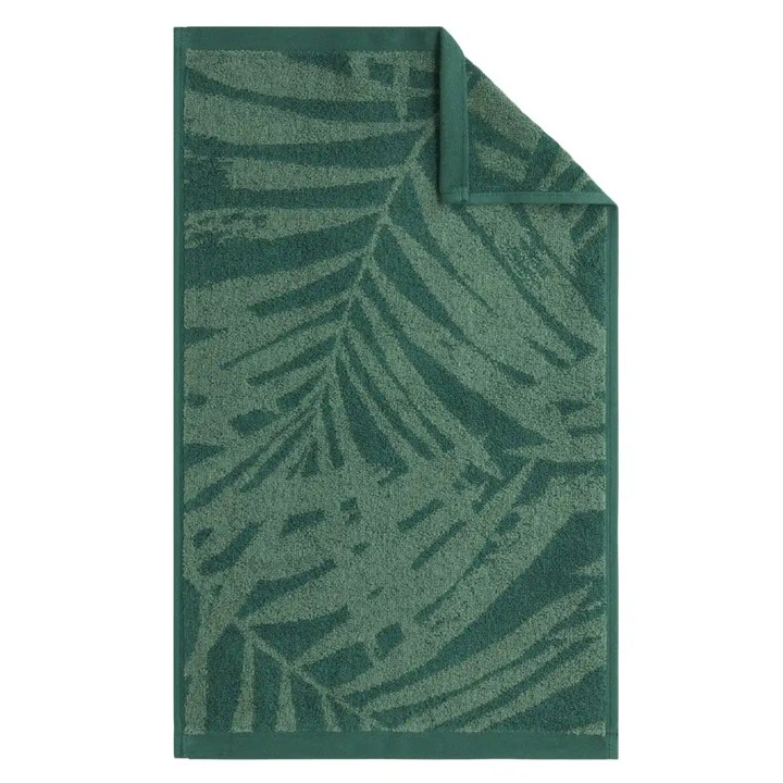 Sconto Ručník FLORAL FARN zelená, 50x100 cm