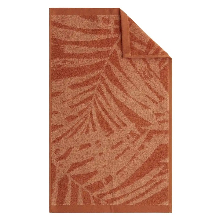 Sconto Ručník FLORAL FARN oranžová, 30x50 cm