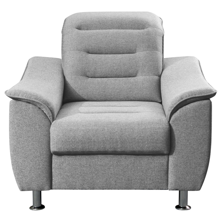 Sconto Křeslo FLORENCIA světle šedá