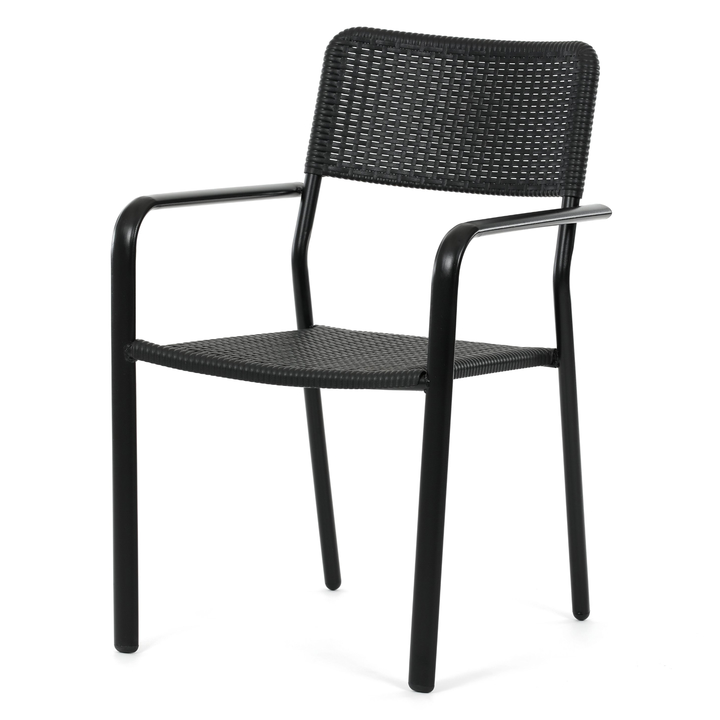 Sconto Zahradní židle FLORINE černá