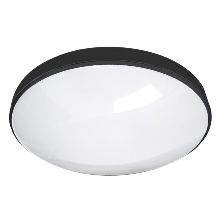 Sconto Stropní svítidlo FLUME černá, průměr 37 cm