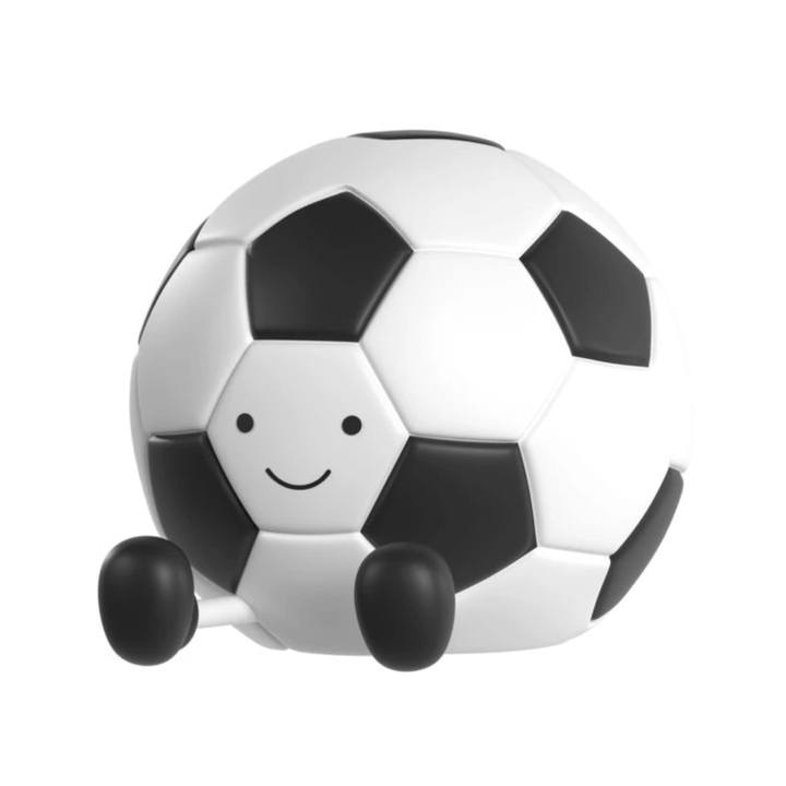 Sconto Dětská noční lampa FOOTBALL černá/bílá