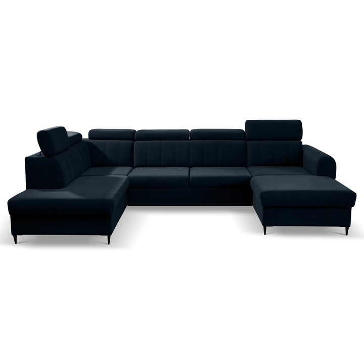 Sconto Sedací souprava FORIO MAXI levá, tmavě modrá