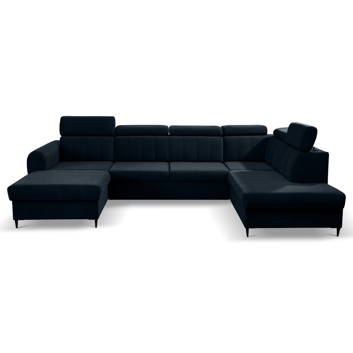 Sconto Sedací souprava FORIO MAXI pravá, tmavě modrá