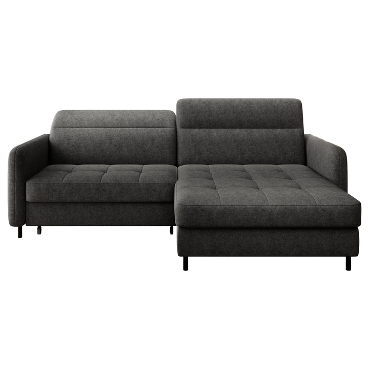 Sconto Sedací souprava FRANCOIS I pravá, tmavě šedá