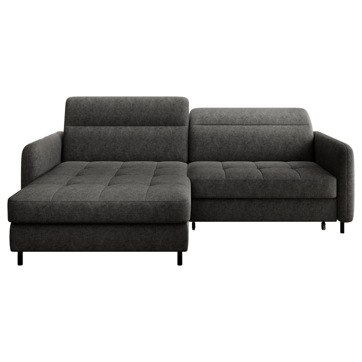 Sconto Sedací souprava FRANCOIS I levá, tmavě šedá