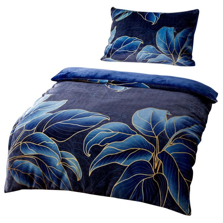 Sconto Povlečení FRED modrá, 70x90 a 140x200 cm