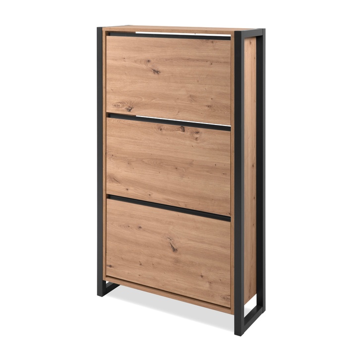 Sconto Botník FREDDIE 49A dub artisan/antracitová