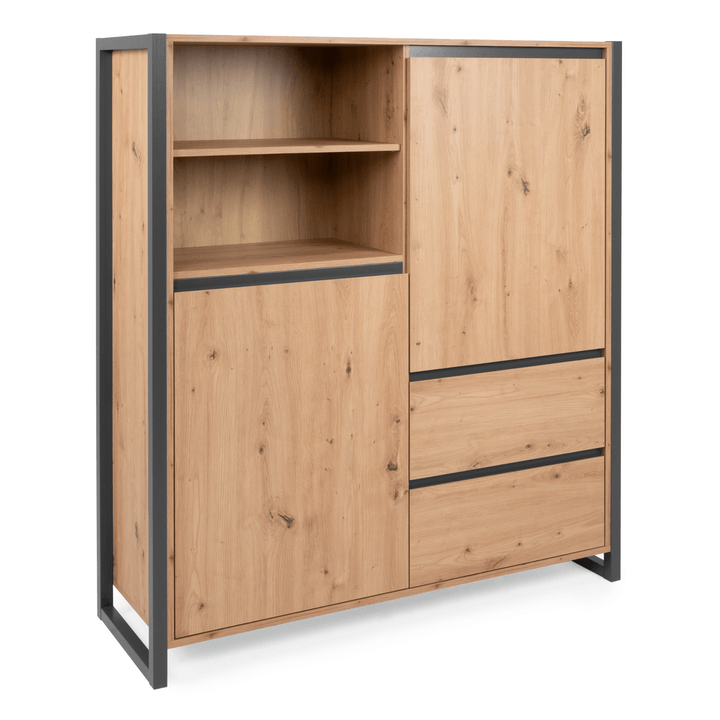 Sconto Komoda FREDDIE 51 dub artisan/antracitová