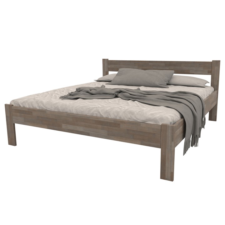 Sconto Postel FRIDA II buk/šedá, 180x200 cm