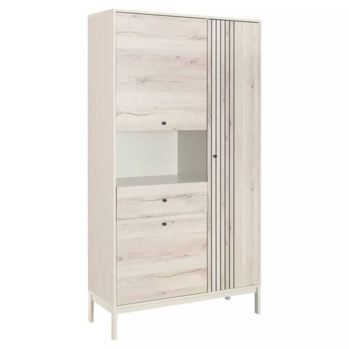 Sconto Regál FRUST 12 bílá/dub alpský