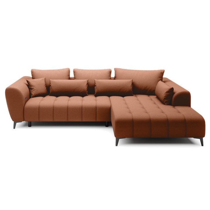 Sconto Sedací souprava GABRIS pravá, terakota