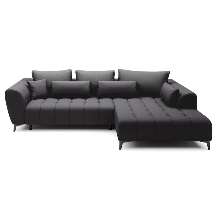 Sconto Sedací souprava GABRIS pravá, grafitová