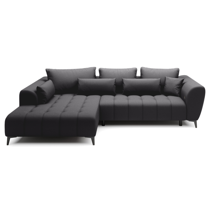 Sconto Sedací souprava GABRIS levá, grafitová