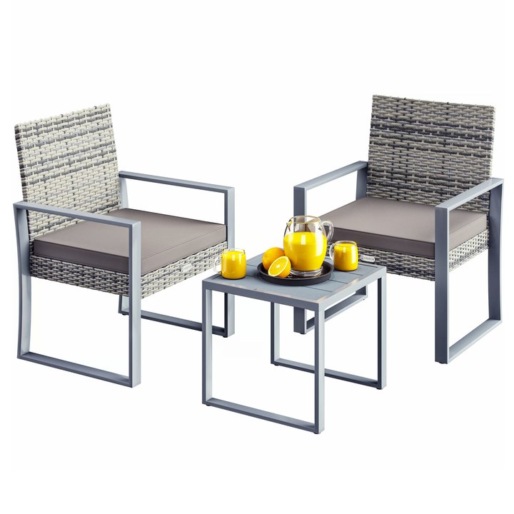 Balkonový set  GALVAN šedá 1