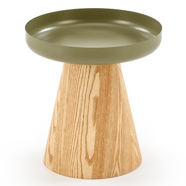 Sconto Konferenční stolek GANO přírodní/zelená