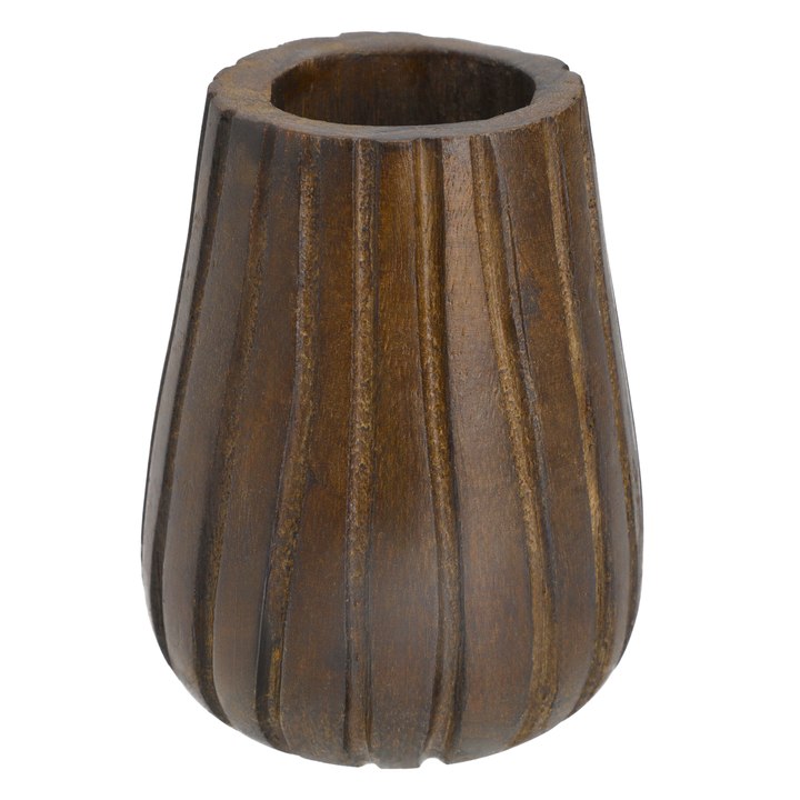 Dřevěná váza GENEVIEVE výška 13 cm 1