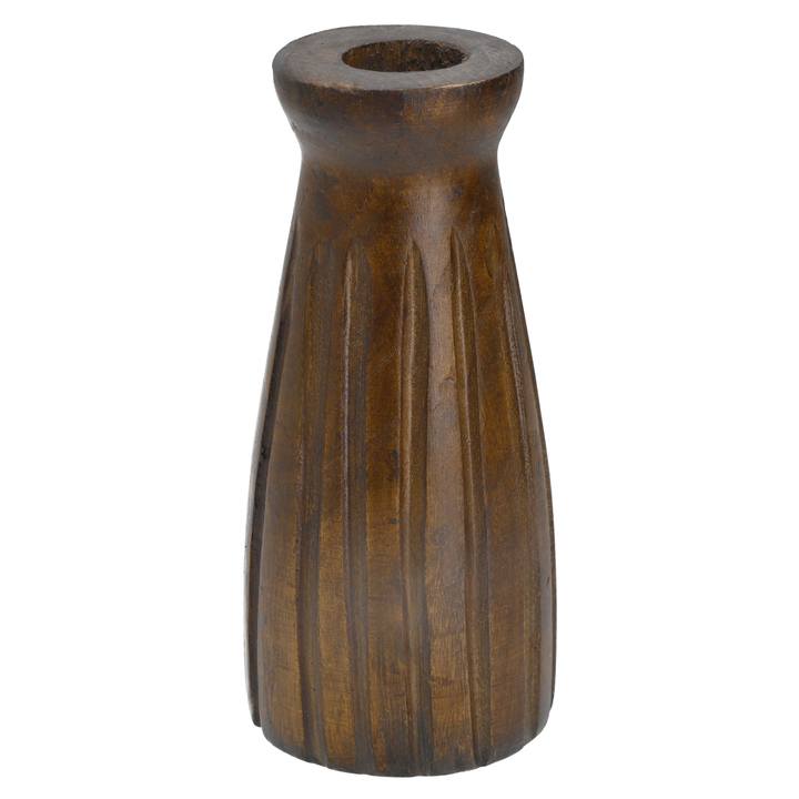 Dřevěná váza GENEVIEVE výška 20 cm 1